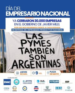 Día del Empresario Nacional: la Confederación Federal PyME Argentina convoca a defender el entramado productivo